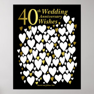 Gästebuch 40. Hochzeit