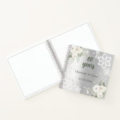 Gästebuch 60. Hochzeitstag Silberfloralen Notizblock (Innenseite)