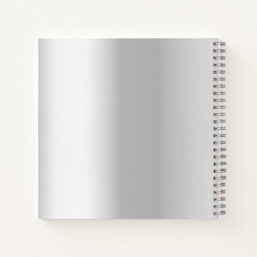 Gästebuch 60th Wedding Anniversary Silber-Foto Notizblock (Rückseite)