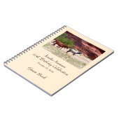 Gästebuch 80. Geburtstag, Pferde in Canyon Notizblock (Linke Seite)
