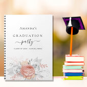 Gästebuch Abschluss Rose Gold Notizblock