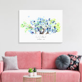 Gästebuch Alternative - Leinwand - Romantischer Wa (Insitu (Wohnzimmer))