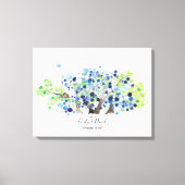 Gästebuch Alternative - Leinwand - Romantischer Wa (Vorderseite)