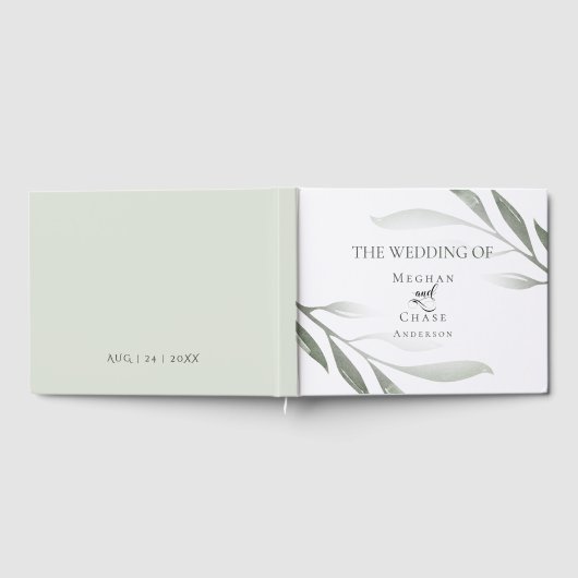 Gästebuch | Aquarellblättern (Voll)