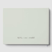 Gästebuch | Aquarellblättern (Rückseite)