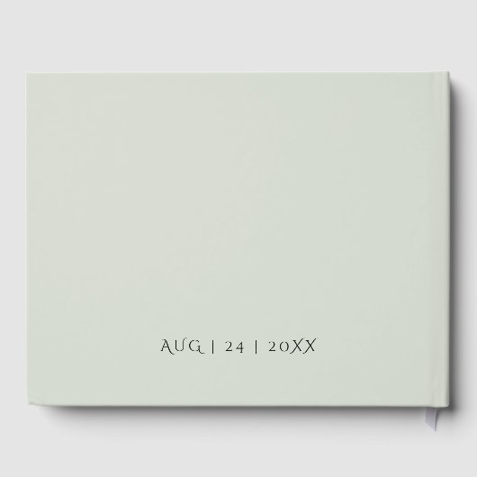 Gästebuch | Aquarellblättern (Rückseite)