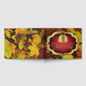 Gästebuch - Autumnal Happy Thanksgiving (Voll)