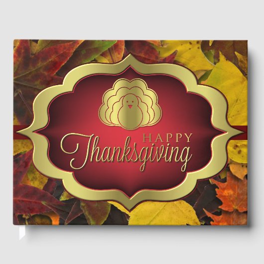 Gästebuch - Autumnal Happy Thanksgiving (Vorderseite)