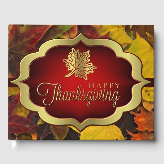 Gästebuch - Autumnal Happy Thanksgiving (Vorderseite)