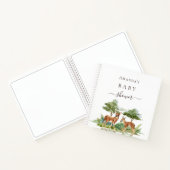 Gästebuch Baby Duschwald Tiere Hirsche Notizblock (Innenseite)