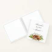 Gästebuch Baby Duschwald Tiere Hirsche Notizblock (Innenseite)