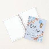 Gästebuch Baby Showboy Teddy Pampas Gras Notizblock (Innenseite)