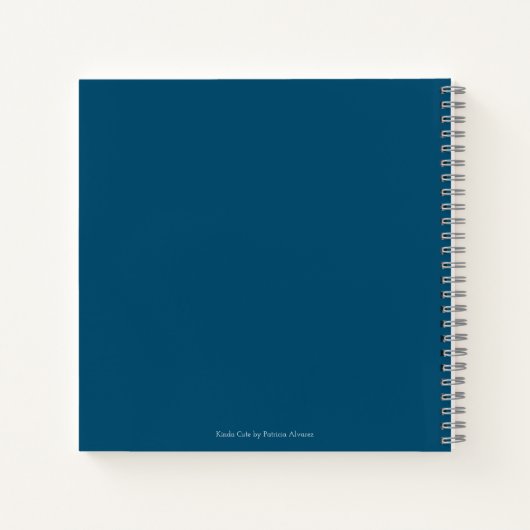 Gästebuch Baby Showjellyfish Boy Blue Notizblock (Rückseite)