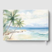 Gästebuch Babydusche an Bord Surfbrett (Rückseite)