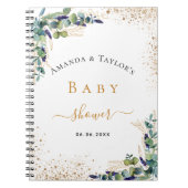 Gästebuch Babydusche Notizblock (Vorderseite)