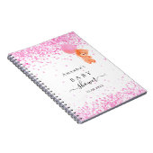 Gästebuch Babydusche Rosa Teddybär Notizblock (Rechte Seite)