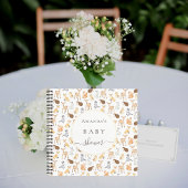 Gästebuch Babydusche Tiere niedlich Notizblock