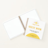 Gästebuch, Babydusche Tiny Miracle Sunshine Notizblock (Innenseite)