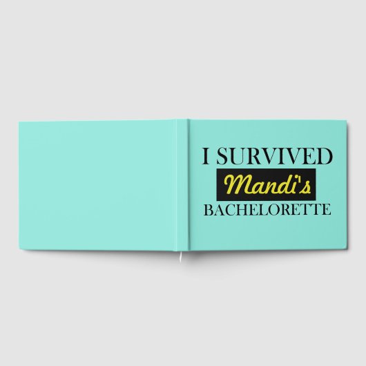 Gästebuch Bachelorette | PERSONALISIERT (Voll)