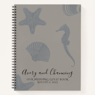 Gästebuch "Beach Themed Wedding" (Stil 2) Notizblock