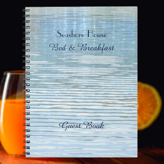 Gästebuch Bed & Breakfast Abstrakte Reflexion Notizblock