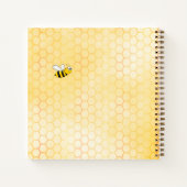 Gästebuch Bienenwabenblumen Babysprinkle Notizblock (Rückseite)