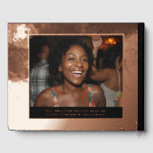 Gästebuch Birthday Foil Elegantes Foto (Rückseite)