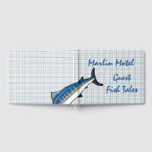 Gästebuch - Blue Marlin auf Kariert (Voll)