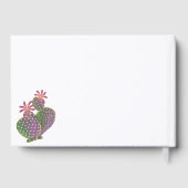 Gästebuch - Blume Cactus (Rückseite)