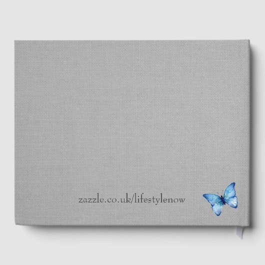 Gästebuch - Blumendesign (Rückseite)