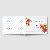 Gästebuch | Blütenrot-gelb (Voll)