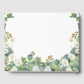 Gästebuch Botanische Hochzeit Eukalyptus + Daisy (Rückseite)