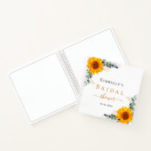 Gästebuch Brautparty eucalyptus sunbluts Notizblock (Innenseite)