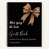 Gästebuch Brautparty Notizblock (Vorderseite)