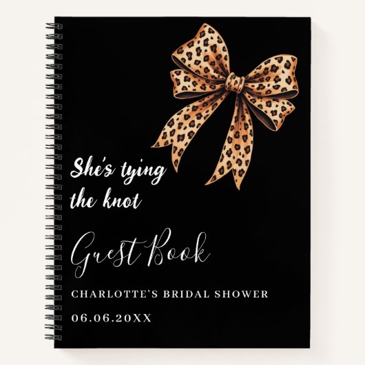 Gästebuch Brautparty Notizblock (Vorderseite)