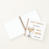 Gästebuch Brautparty perln secco Notizblock (Innenseite)