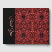 Gästebuch - Chrysanthemum Red Kaleidoscopic (Rückseite)