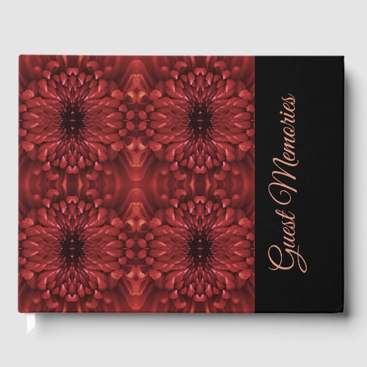 Gästebuch - Chrysanthemum Red Kaleidoscopic (Vorderseite)