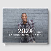 Gästebuch cooler Grids Graduation Party (Vorderseite)