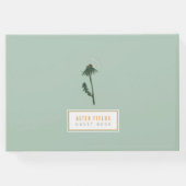 Gästebuch Dandelion Orange Floral (Rückseite)