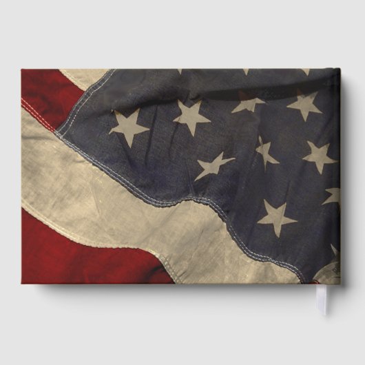 Gästebuch der amerikanischen Flagge (Rückseite)