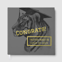 Gästebuch der einzigartigen Foil Graduation Party