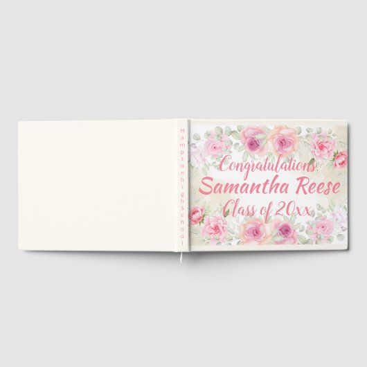 Gästebuch des Abschlusses Floral (Voll)