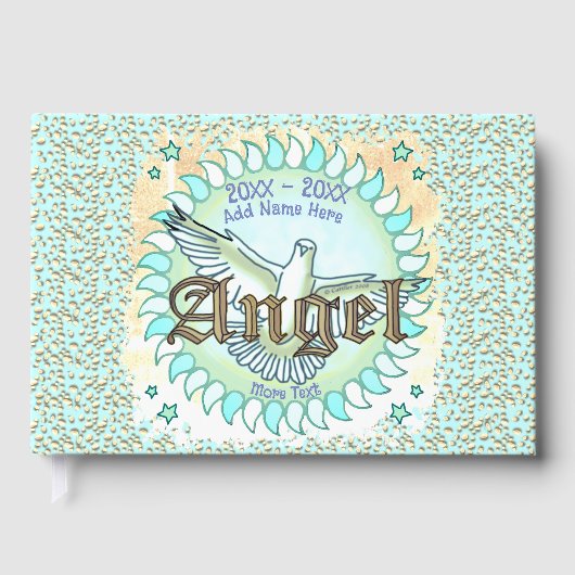 Gästebuch des Love Memory Angel Memorial (Vorderseite)