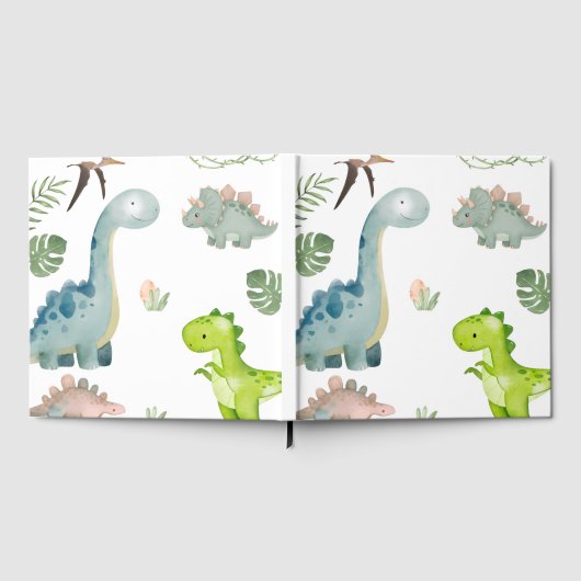 Gästebuch Dinosaur Geburtstag (Voll)