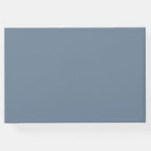 Gästebuch Dusty Blue 01 (Rückseite)