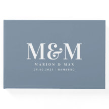 Gästebuch Dusty Blue 01