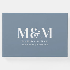 Gästebuch Dusty Blue 01