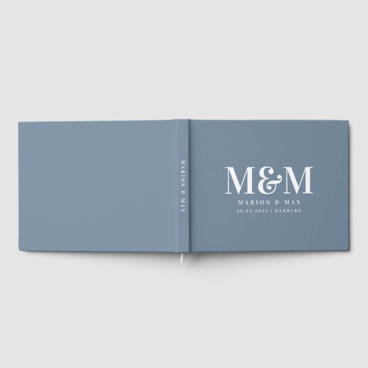 Gästebuch Dusty Blue 01 (Voll)