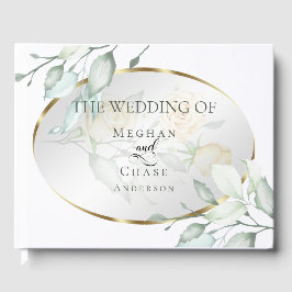 Gästebuch | Elegant Blassgelbe Rose